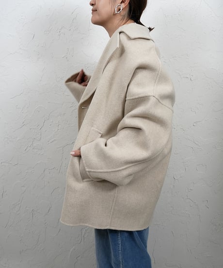 PECOLAM wool P coat ラスト2点