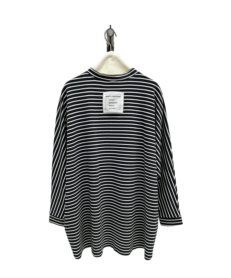 ayane】 ご予約 ヘンリーネックボーダー ロンT | select shop Liren