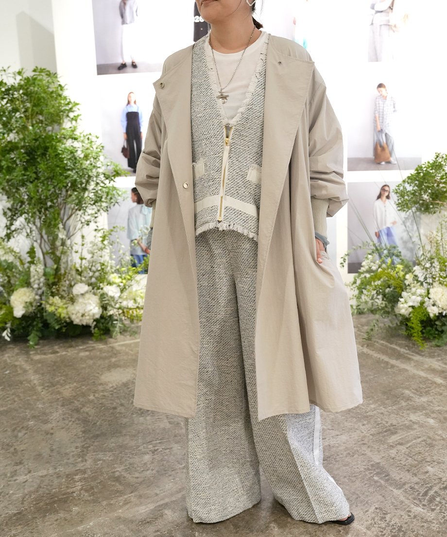 Dignite collier】 ご予約 袖リブライトコート | select shop