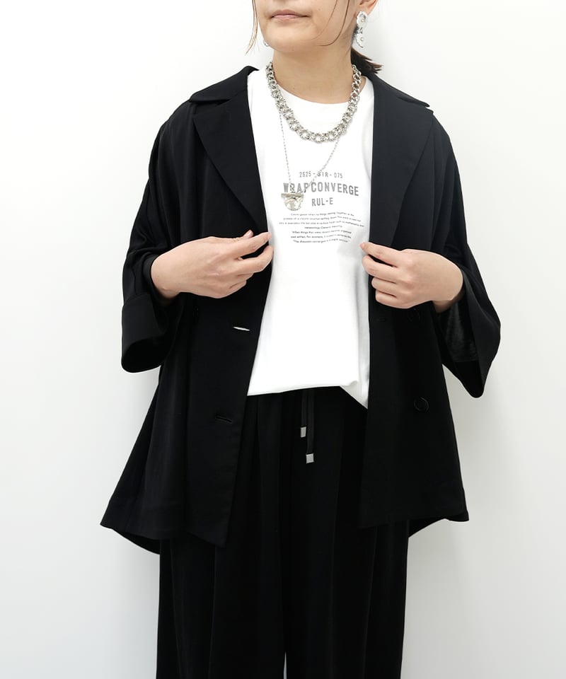 ayane】 ご予約 数量限定トリアセテーラードジャケット | select shop L