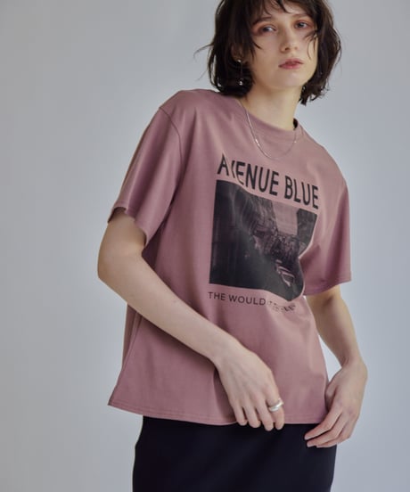 【SUGAR ROSE】ご予約  AVENUE BLUEロゴTシャツ