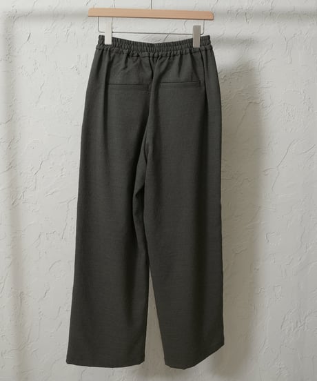 Tuck straight　wide Pants【charcoalラスト1.2点】