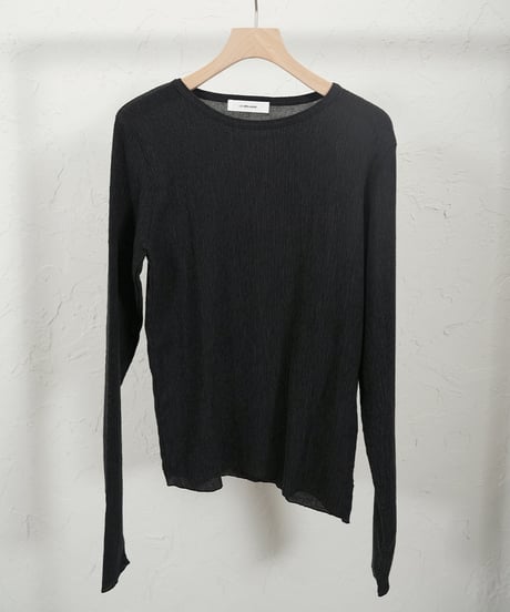 Karl Mayer　boat neck pullover【white,blackラスト2点】