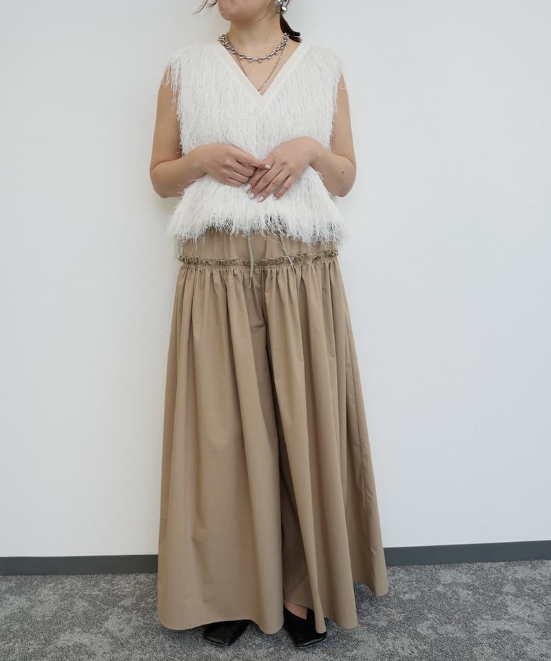 CYAN tokyo】 ご予約 Liren別注size フリルギャザーバギー | selec