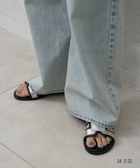 Liren別注size　再再販！ご予約　Draw string loose denim
