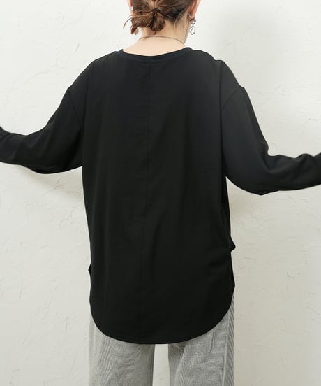 Georgette　logo pullover