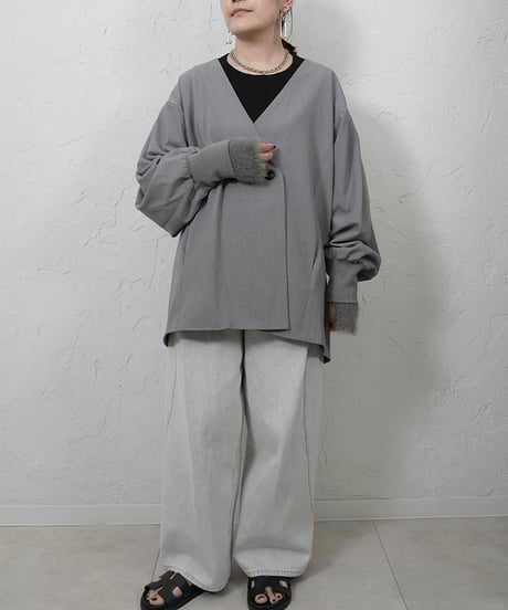 【siro de labonte】　ご予約  stretch flannel design jacket