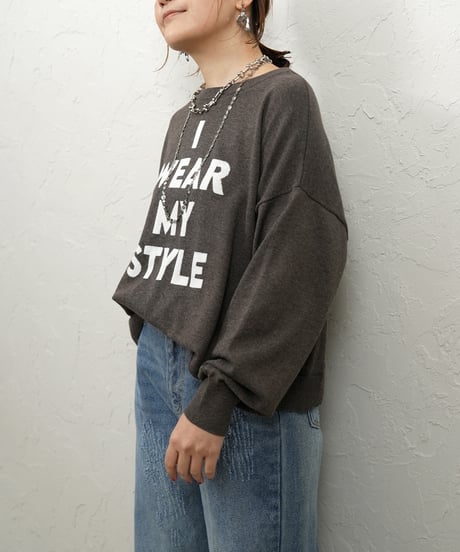 Cotton loose knit【mocaラスト1点】