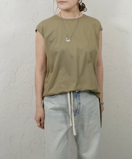 Frenchsleeve top【khakiラスト1点】