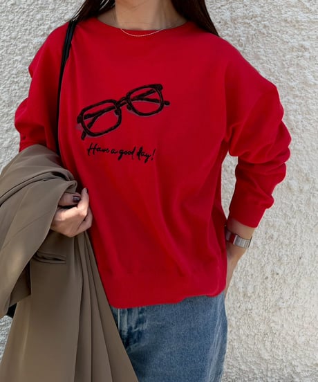 【ROSIEE】　ご予約  メガネモチーフKnit
