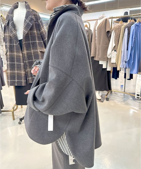zip up poncho pullover