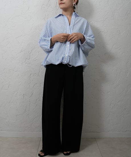 Petit frill stripe  shirt【残り僅か！】