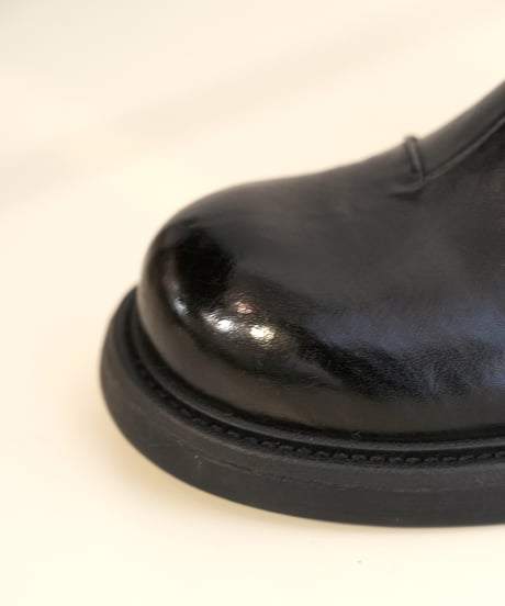 Back W ZIP leather boots【ラスト1点】