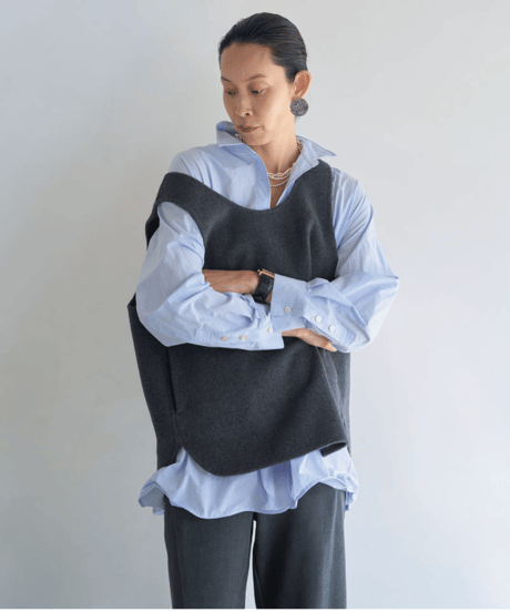 【YENN】　ご予約  W FACE OVER VEST
