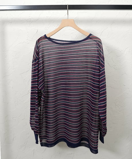 Sheer border knit【残り僅か！】