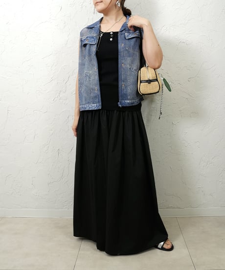 CYAN tokyo× Liren別注size Frill gather buggy pants 【残り僅か】