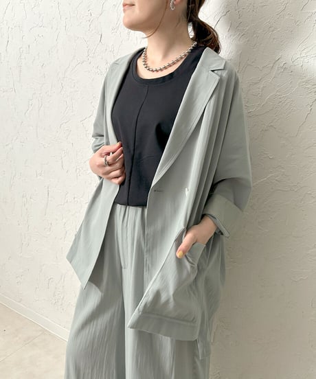 Sheer dolman jacket【grayラスト1点】