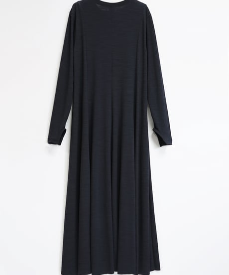 SLUB FLARE DRESS
