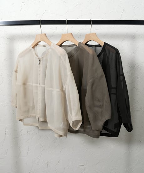 Sheer ZIP blouson【ラスト1点】
