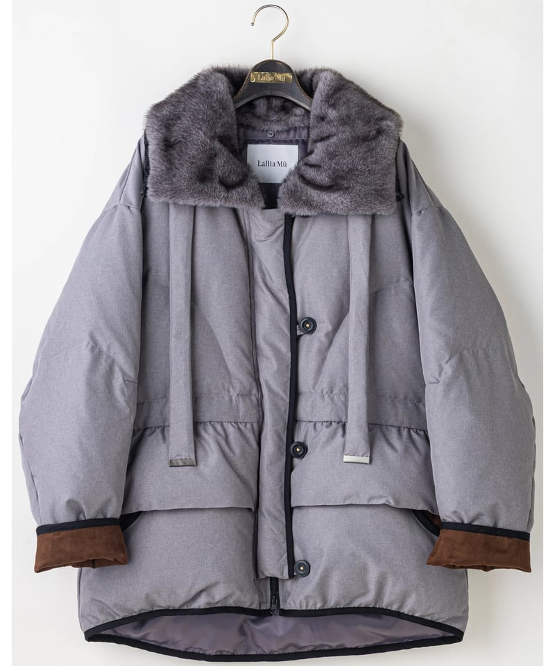 Lallia Mu】 ご予約 ミンクカラーダウンコート | select shop Liren