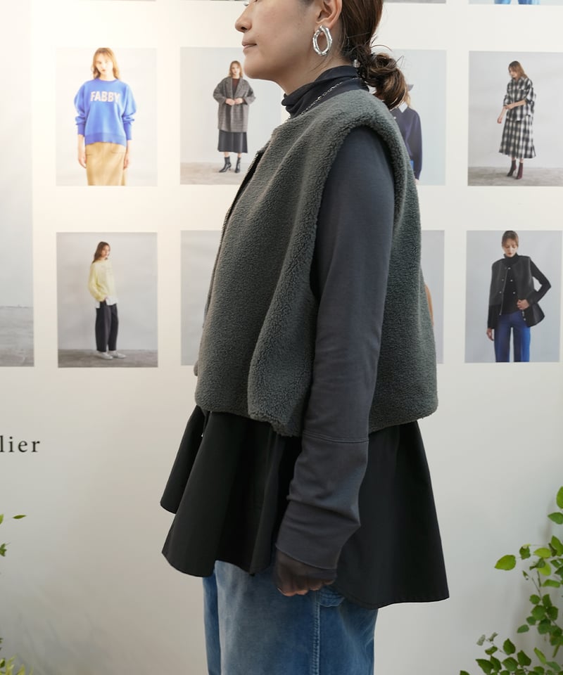 Dignite collier - Dignite collier  シングルジレ Dignite collier / ダブルメッシュジレ | anouk