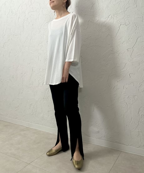 再再再再販　ご予約　FRONT SLIT LEGGINGS