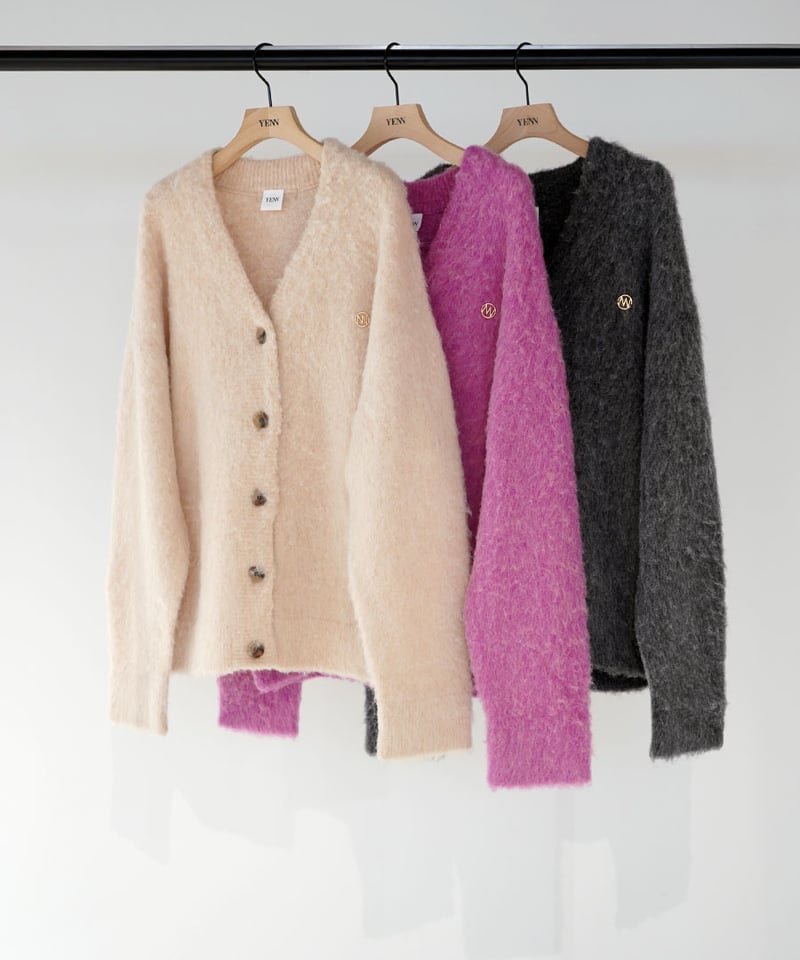 YENN】 ご予約 ALPACA MIX CARDIGAN | select shop Liren