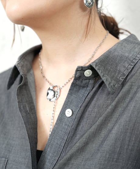 Sheer denim snap button　shirt【残り僅か！】