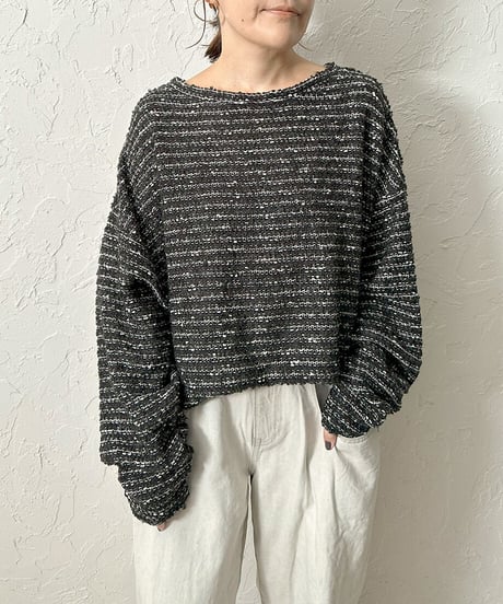 MIX nep yarn pullover
