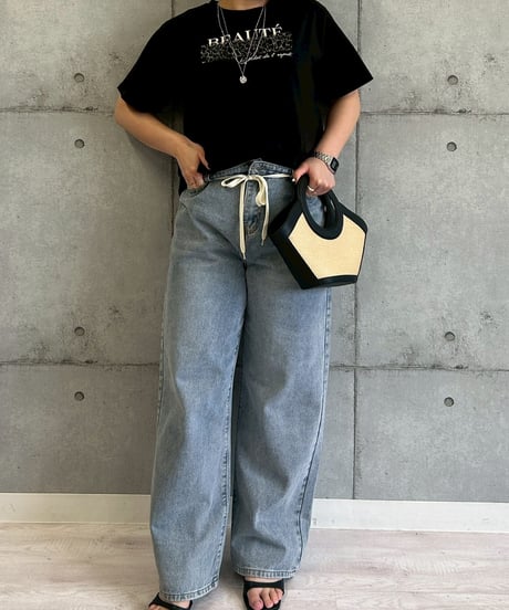【ROSIEE】　ご予約  レオパードチュール重ねTシャツ