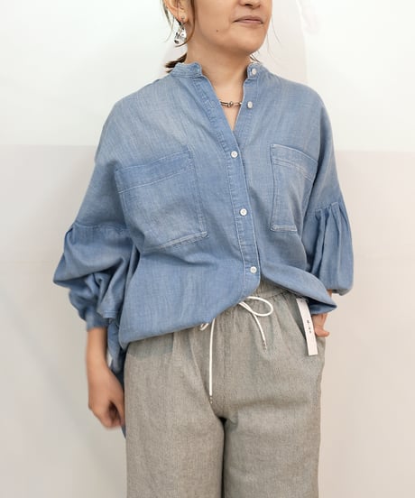 【PASSIONE】　ご予約  ライトデニムシャツ