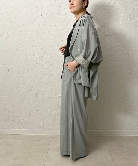 Sheer dolman jacket【grayラスト1点】