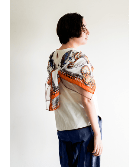 Scarf sleeve pullover【追加！ラスト1点】