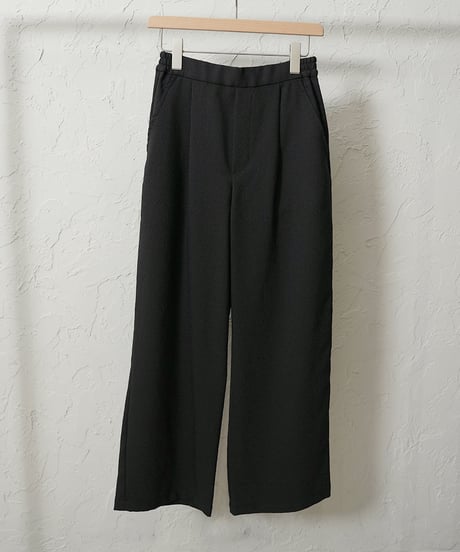 Tuck straight　wide Pants【charcoalラスト1.2点】