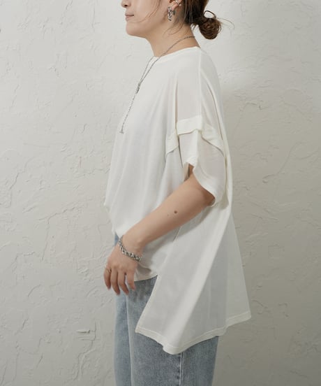 Prime cool leeve tuck Tshirt