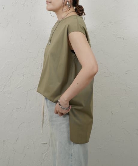 Frenchsleeve top【khakiラスト1点】