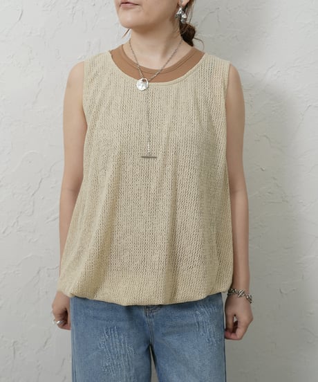 Sheer combi balloon　tank【ラスト1点】