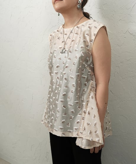 Popcorn flour blouse【ラスト2点】