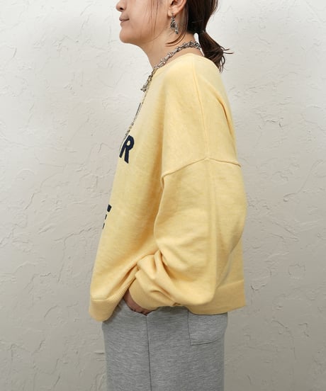 Cotton loose knit【mocaラスト1点】