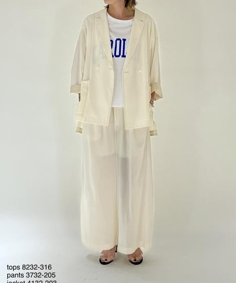 Sheer dolman jacket【grayラスト1点】
