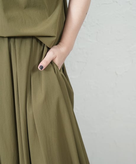 Cool touch fabric skirt