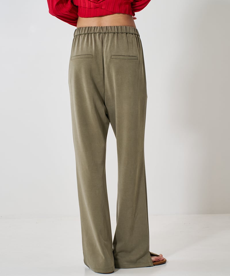 YENN】 ご予約 SIDE SLIT SLACKS | select shop Liren