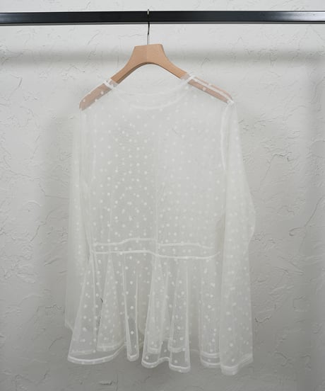 Dot tule tunic【ラスト1点】