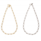 Oval link chain necklace