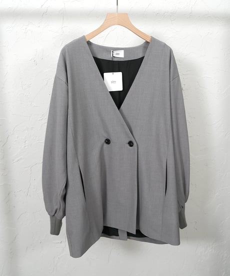 【siro de labonte】　ご予約  stretch flannel design jacket