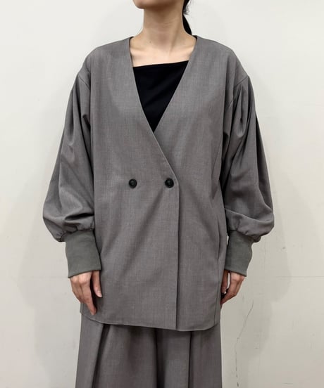 【siro de labonte】　ご予約  stretch flannel design jacket