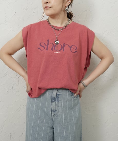 "SHORE"compact logo tee【ラスト1.2点】
