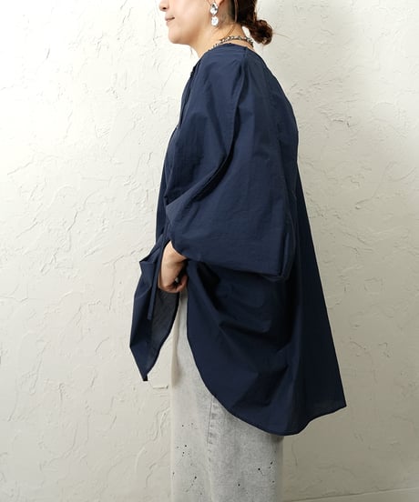 Shirring cuffs　tunic shirt【ラスト2点】
