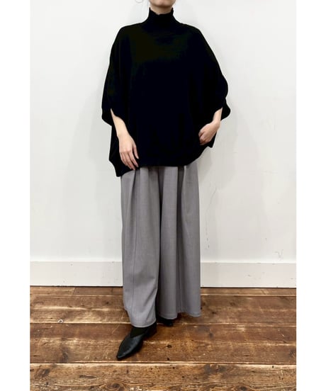 【siro de labonte】　ご予約  COTTON highneck poncho　vest
