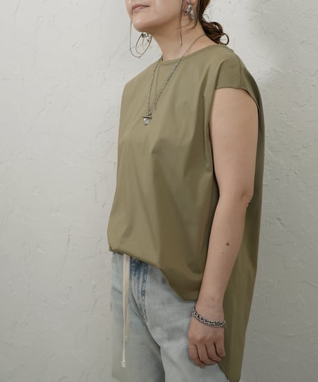 Frenchsleeve top【khakiラスト1点】